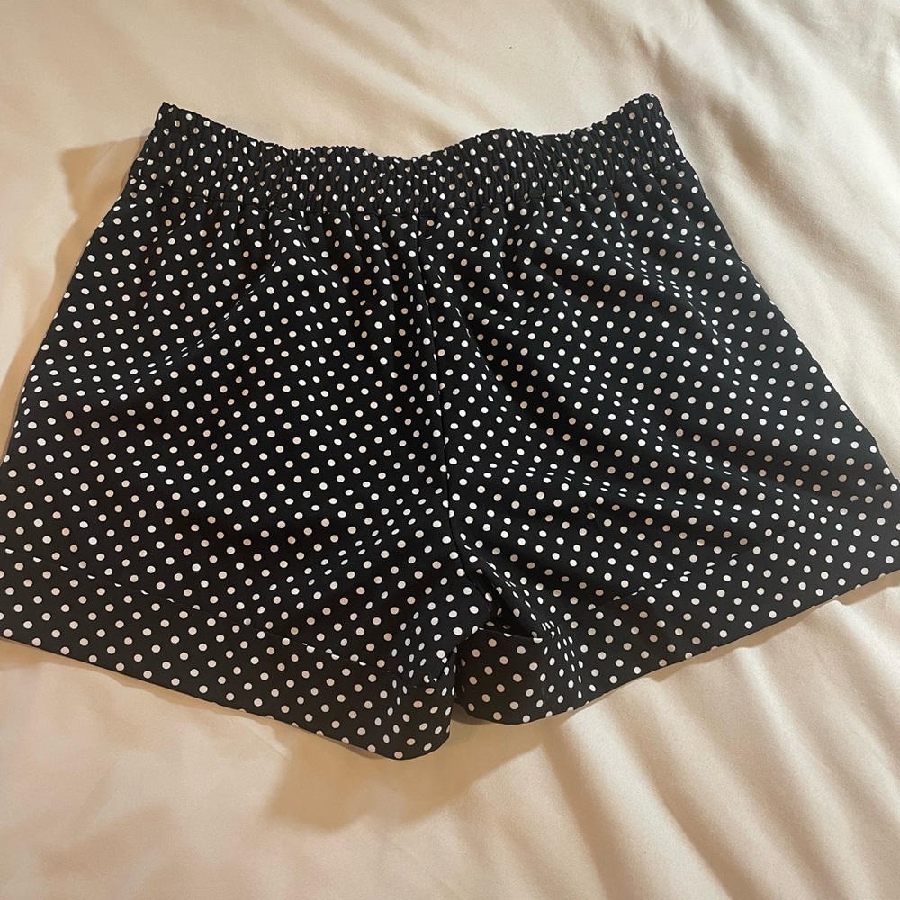 7th Avenue New York &‎ Company Polka Dot Short Set in Black and Cream, Size 6 - Picture 4 of 13